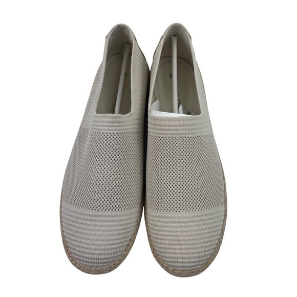 Falls Creek Shoes - Falls Creek Erin Natural Knit Loafers Slip On Womens Size 9.5M